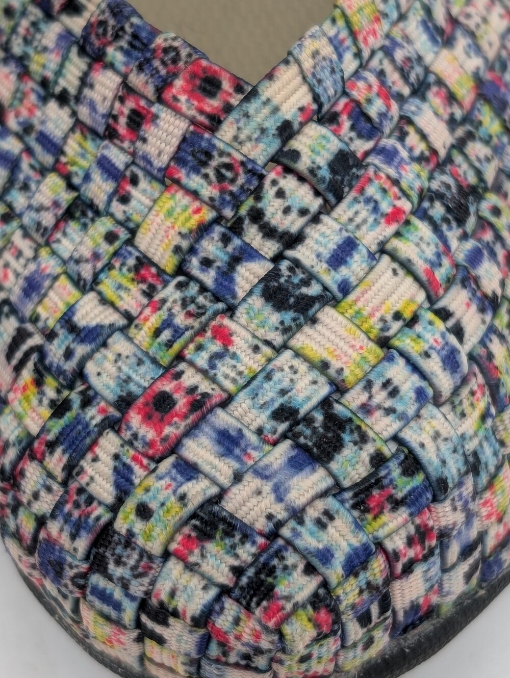 Bernie Mev BM New York Sz US 7.5 EU 38 Woven Multi-Color Confetti Ballet Flats - Picture 5 of 17